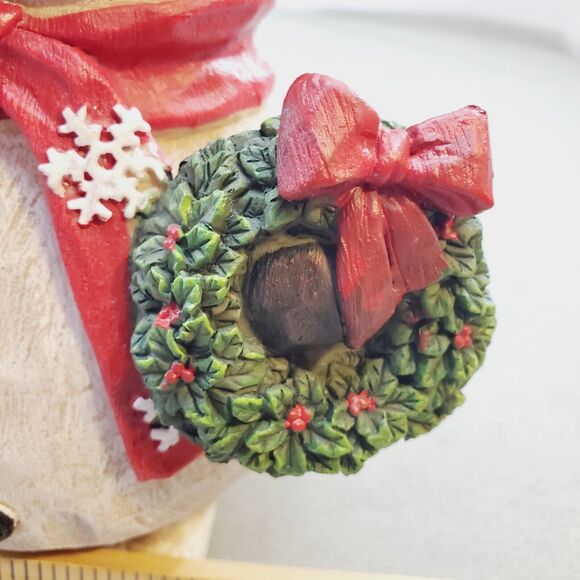 Snow Country Christmas 2018 Resin Snowman Shelf Sitter Adult's 10" Holiday Decor - Picture 9 of 10